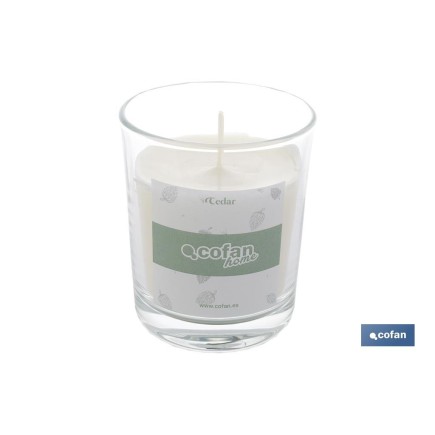 VELA AROMATICA DE CERA VEGETAL CEDAR 125 Gventa unitaria