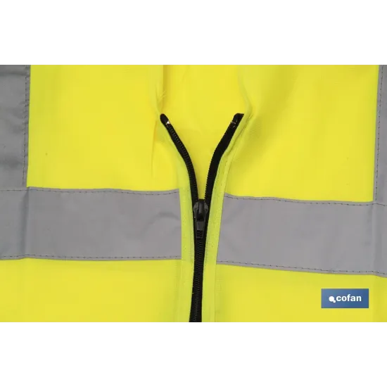 Comprar CHALECO AMARILLO CON CREMALLERA T-X Cofan | almacendeferreteriacor.es