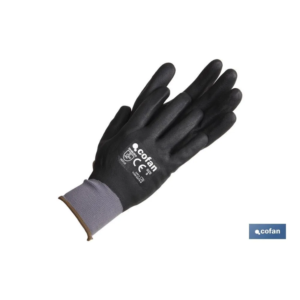 Comprar GUANTE IMPREG.COMPLETO FOAM NITRILO Cofan | almacendeferreteriacor.es
