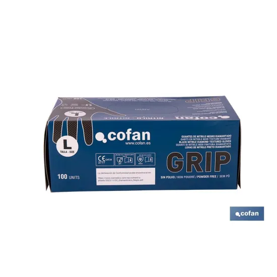 Comprar CAJA 100 UDS. GUANTES DE NITRILO NE Cofan | almacendeferreteriacor.es
