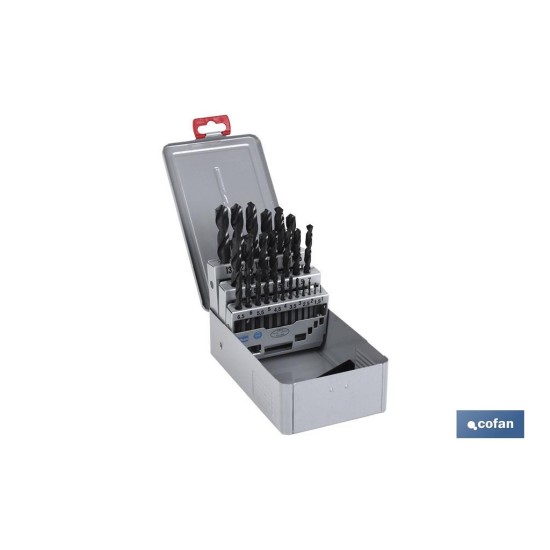 ESTUCHE BROCAS TITANIO - MEDIDAS: 1-13 MM