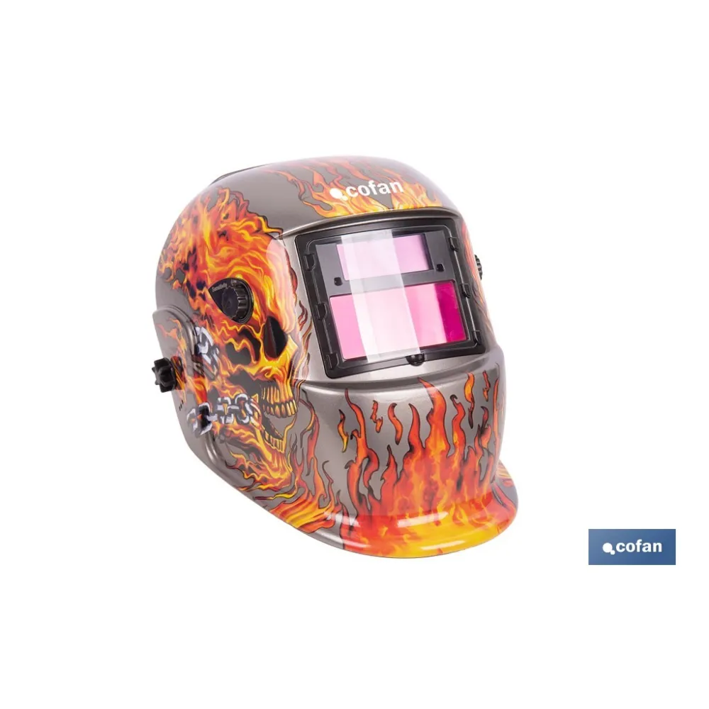 Comprar CASCO DE SOLDADURA AUTOMÁTICO FIRE  Cofan | almacendeferreteriacor.es