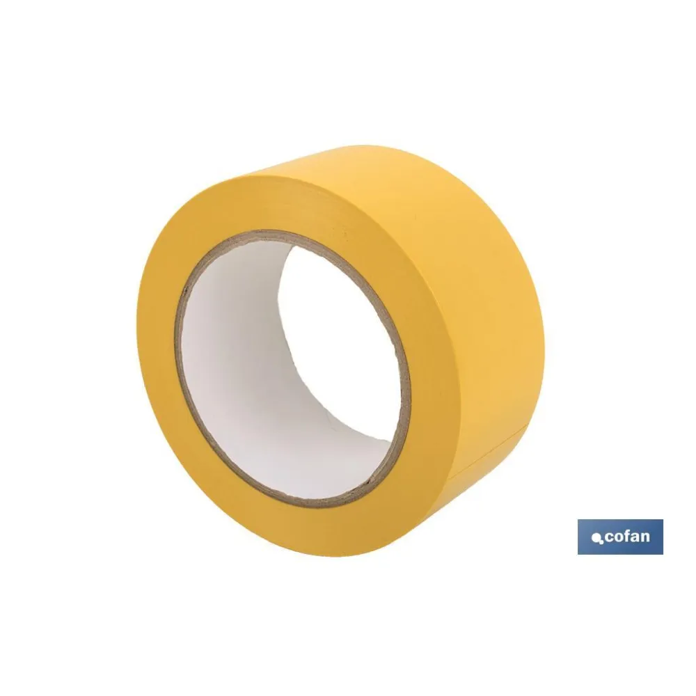 Comprar CINTA ADHESIVA PVC  AMARILLA 33METR Cofan | almacendeferreteriacor.es