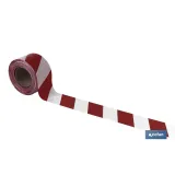 Comprar CINTA BALIZAM. ROJA/BLANCA  50MM X  Cofan | almacendeferreteriacor.es