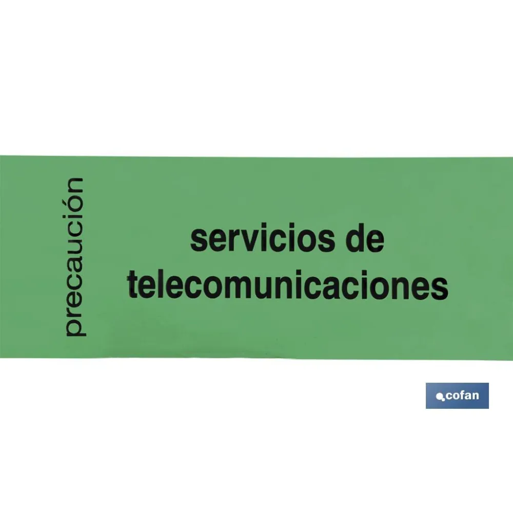 Comprar CINTA BALIZ. TELECOMUNICACIONES 150 Cofan | almacendeferreteriacor.es