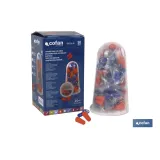 Comprar PACK 50 TAPONES (25 par) OIDOS C/CU Cofan | almacendeferreteriacor.es