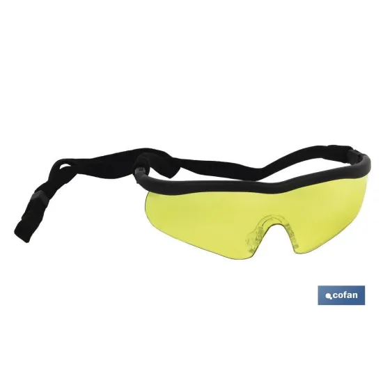 Comprar GAFAS SEGURIDAD SPORT AMBAR UV PROT Cofan | almacendeferreteriacor.es