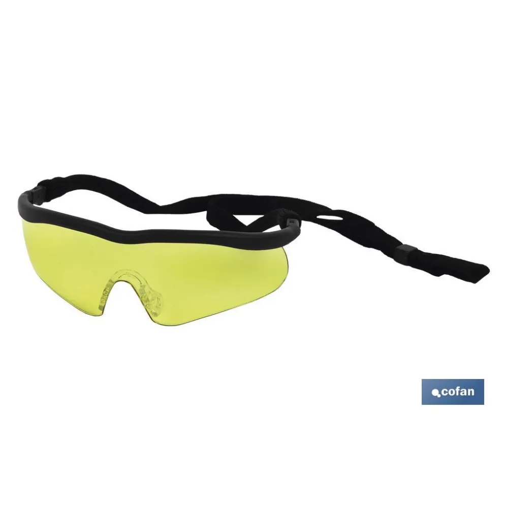 Comprar GAFAS SEGURIDAD SPORT AMBAR UV PROT Cofan | almacendeferreteriacor.es