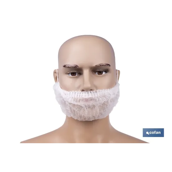 Comprar CUBREBARBA DESECHABLE DE PP 100 UDS Cofan | almacendeferreteriacor.es