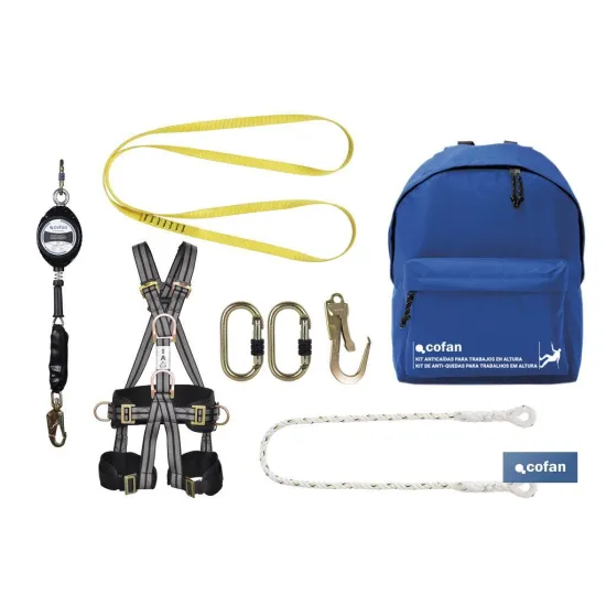 Comprar KIT ANTICAÍDAS PARA TRABAJOS EN ALT Cofan | almacendeferreteriacor.es