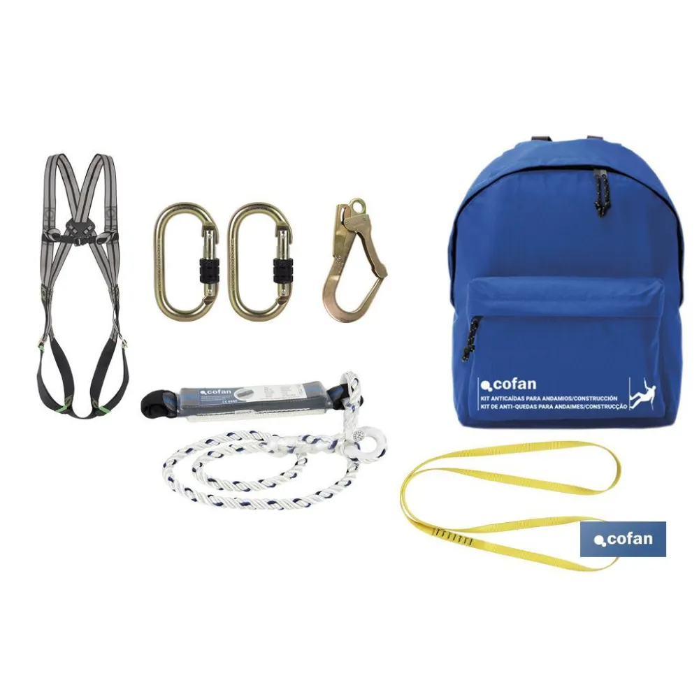 Comprar KIT ANTICAÍDAS PARA ANDAMIOS/CONSTR Cofan | almacendeferreteriacor.es