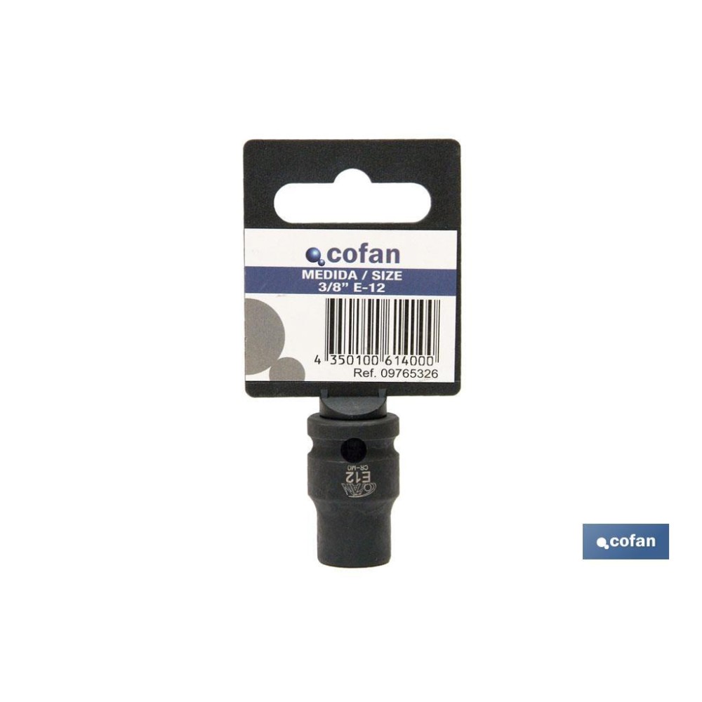 VASO IMPACTO 3/8 TORX E-12