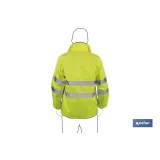 Comprar CHAQUETA DE LLUVIA DE ALTA VISIBILI Cofan | almacendeferreteriacor.es