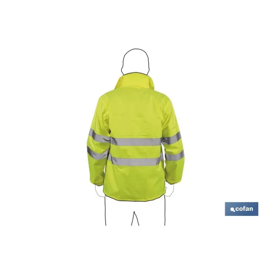 Comprar CHAQUETA DE LLUVIA DE ALTA VISIBILI Cofan | almacendeferreteriacor.es