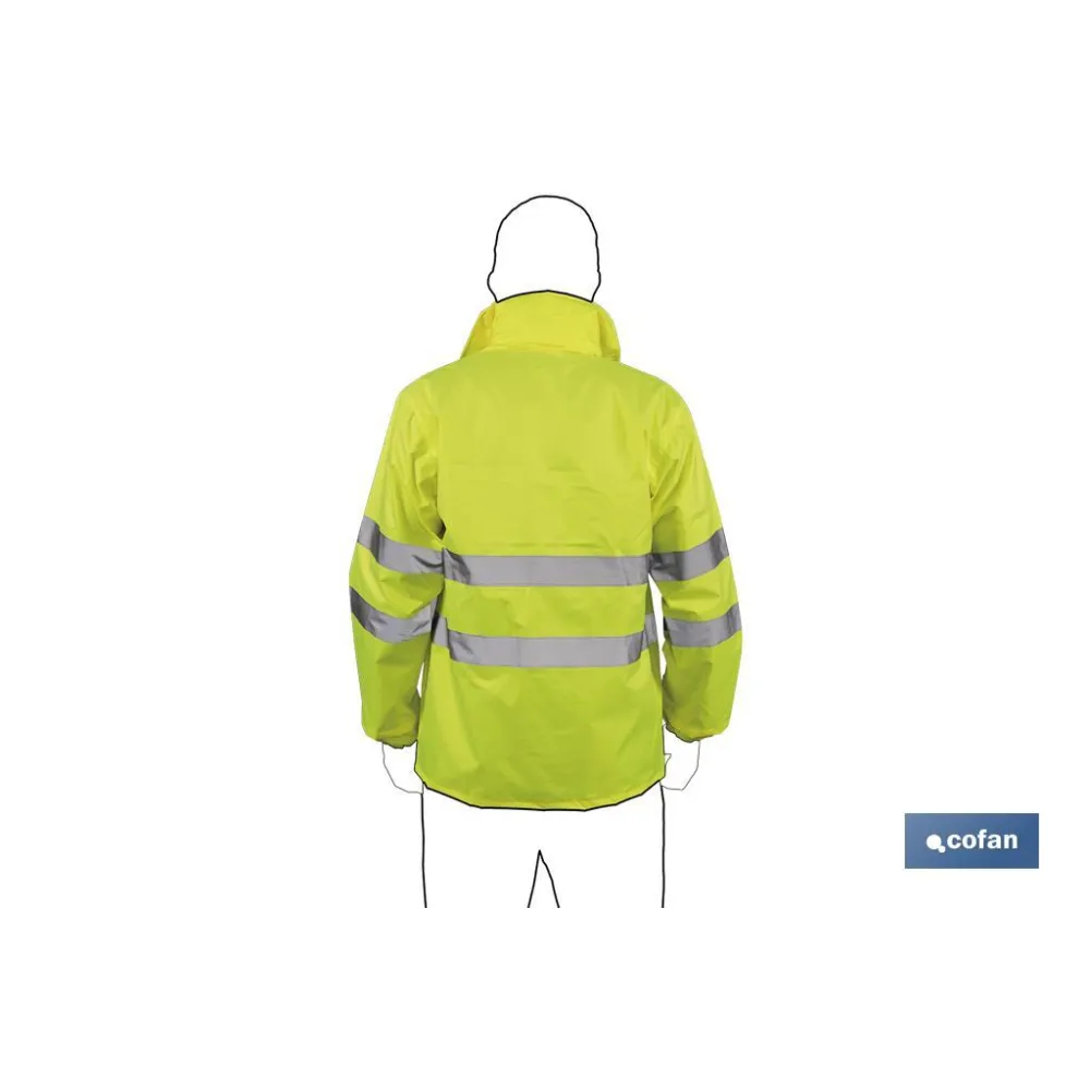 Comprar CHAQUETA DE LLUVIA DE ALTA VISIBILI Cofan | almacendeferreteriacor.es