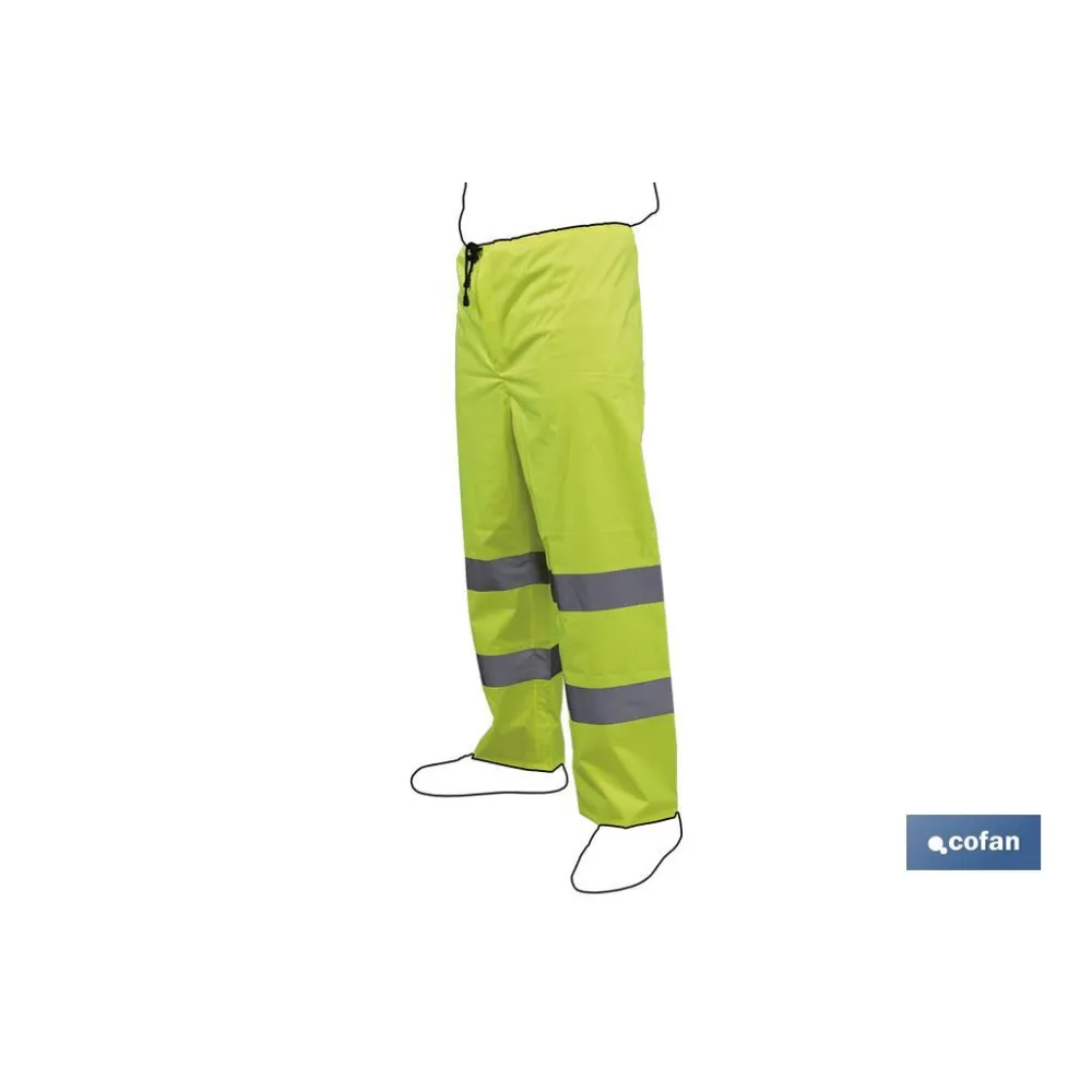 Comprar PANTALÓN DE LLUVIA DE ALTA VISIBILI Cofan | almacendeferreteriacor.es