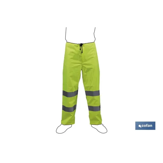 Comprar PANTALÓN DE LLUVIA DE ALTA VISIBILI Cofan | almacendeferreteriacor.es