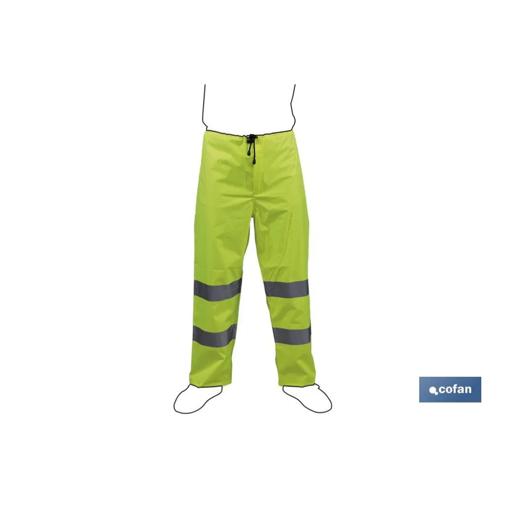 Comprar PANTALÓN DE LLUVIA DE ALTA VISIBILI Cofan | almacendeferreteriacor.es