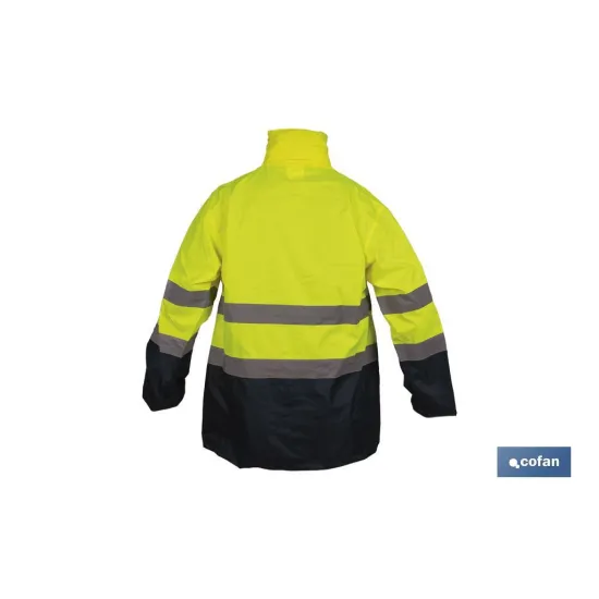 Comprar CHAQUETA DE LLUVIA DE ALTA VISIBILI Cofan | almacendeferreteriacor.es