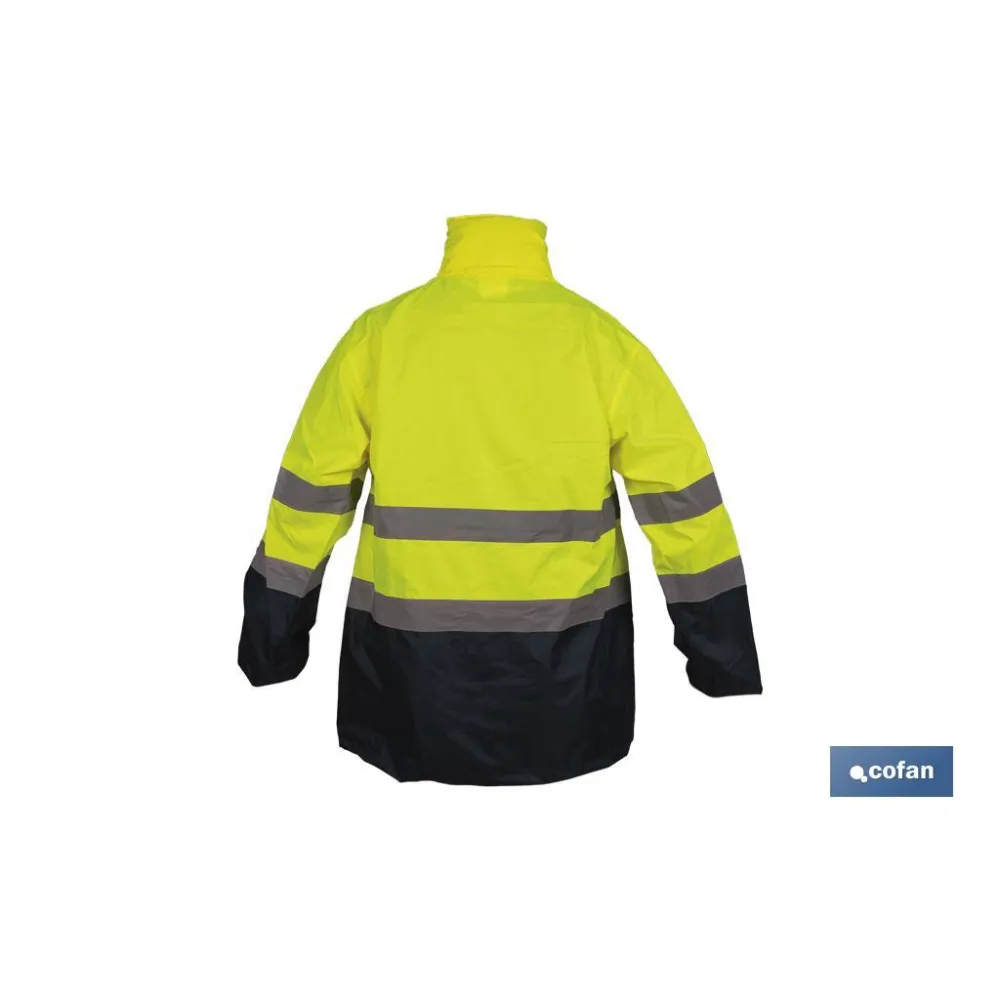 Comprar CHAQUETA DE LLUVIA DE ALTA VISIBILI Cofan | almacendeferreteriacor.es