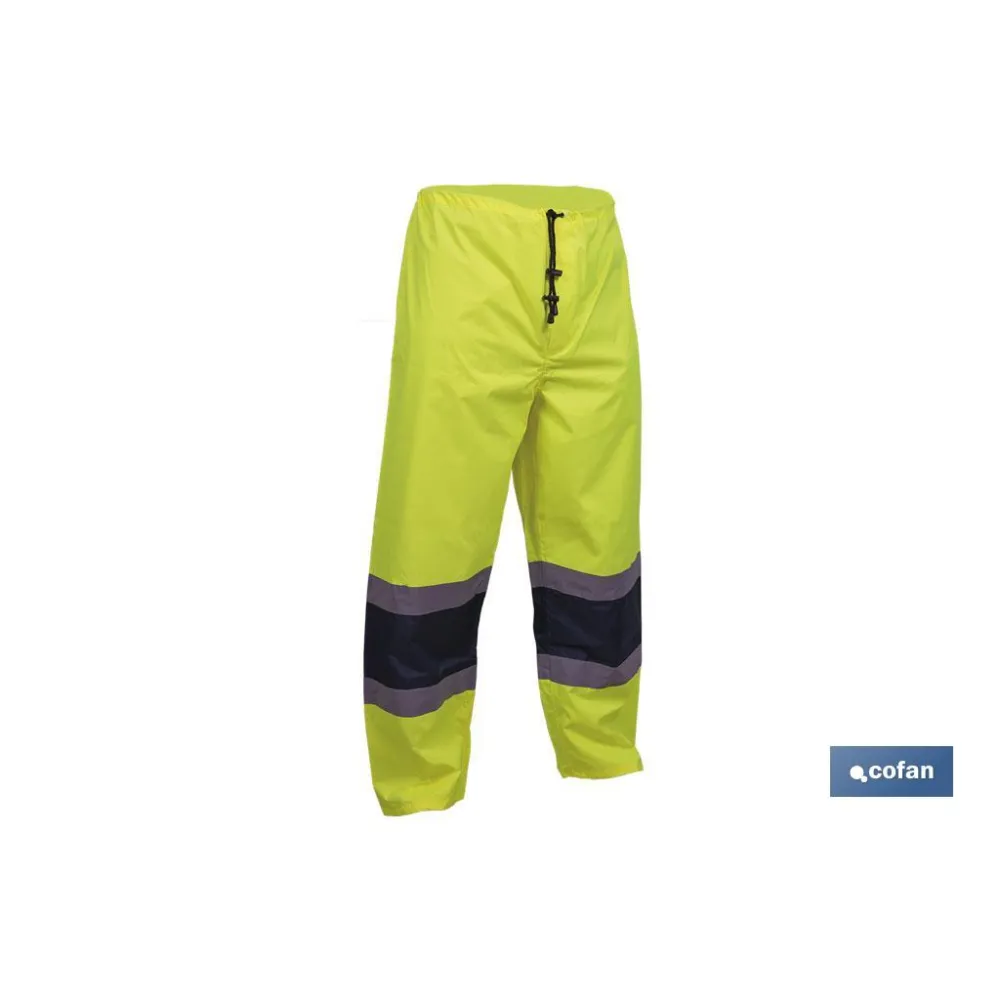 Comprar PANTALÓN DE LLUVIA DE ALTA VISIBILI Cofan | almacendeferreteriacor.es