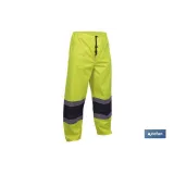 Comprar PANTALÓN DE LLUVIA DE ALTA VISIBILI Cofan | almacendeferreteriacor.es