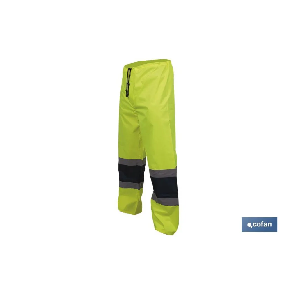 Comprar PANTALÓN DE LLUVIA DE ALTA VISIBILI Cofan | almacendeferreteriacor.es