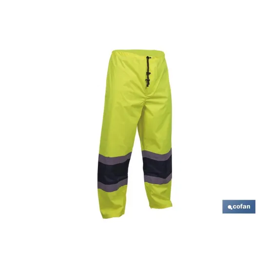 Comprar PANTALÓN DE LLUVIA DE ALTA VISIBILI Cofan | almacendeferreteriacor.es