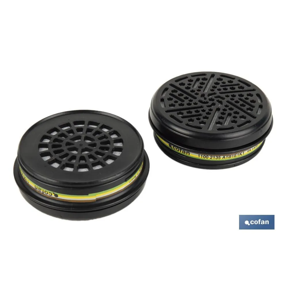 Comprar SET 2 FILTROS TIPO A1B1E1K1 (PACK:  Cofan | almacendeferreteriacor.es