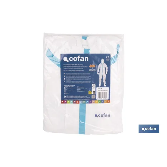 Comprar BUZO C/CAPUCHA FITOSANITARIOS ISO 2 Cofan | almacendeferreteriacor.es