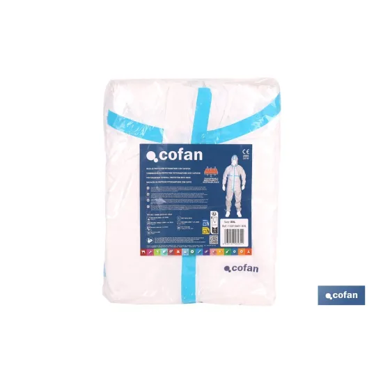 Comprar BUZO C/CAPUCHA FITOSANITARIOS ISO 2 Cofan | almacendeferreteriacor.es
