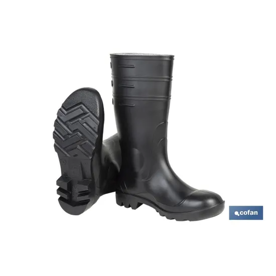 Comprar BOTA AGUA ALTA SEGUR. S-5 NEGRA T-4 Cofan | almacendeferreteriacor.es
