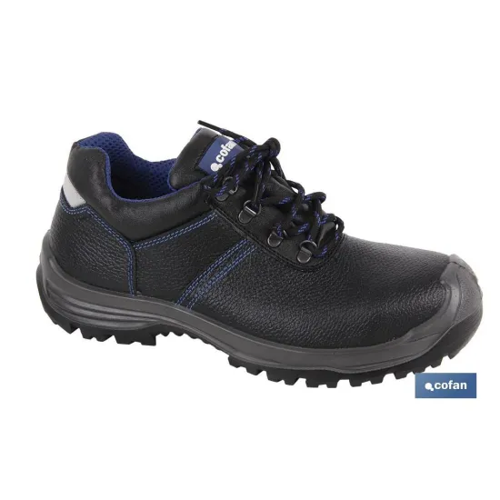 Comprar ZAPATO PIEL NEGRA S3 MODELO MIRTO T Cofan | almacendeferreteriacor.es