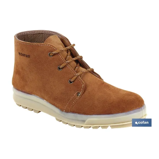 Comprar BOTA PIEL CORDONES MODELO MORELLA T Cofan | almacendeferreteriacor.es