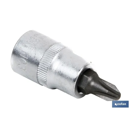 Comprar LLAVE DE VASO 1/4 CON PUNTA PH-0 (P Cofan | almacendeferreteriacor.es