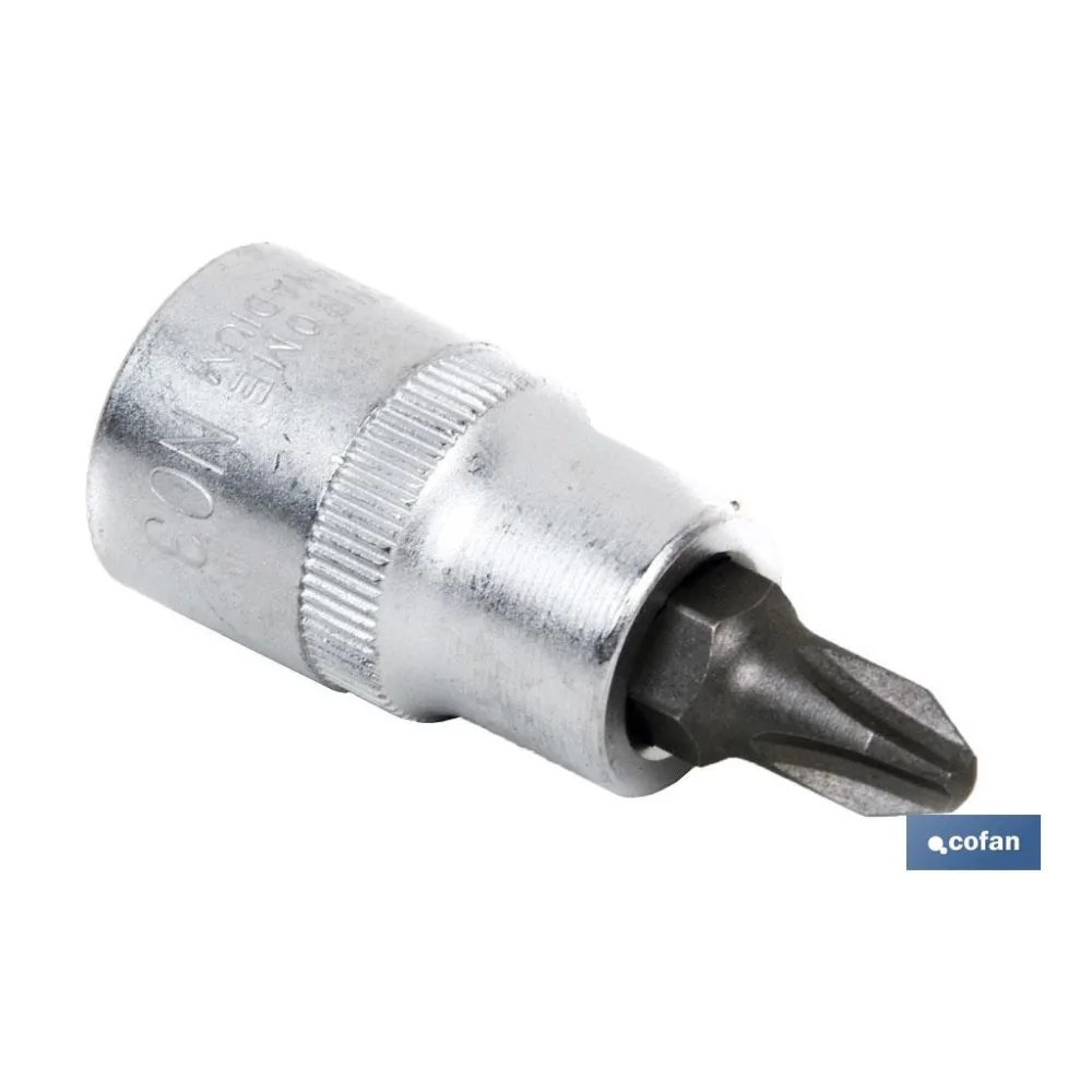 Comprar LLAVE DE VASO 1/4 CON PUNTA PH-1 (P Cofan | almacendeferreteriacor.es