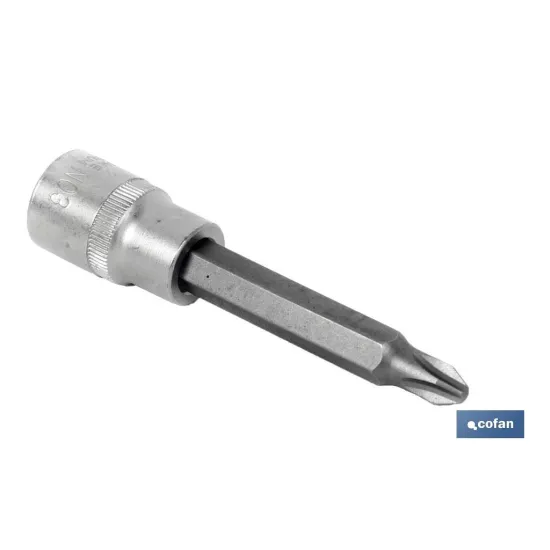 Comprar VASO 1/2 PUNTA LARGA PH-2 (PACK: 1  Cofan | almacendeferreteriacor.es