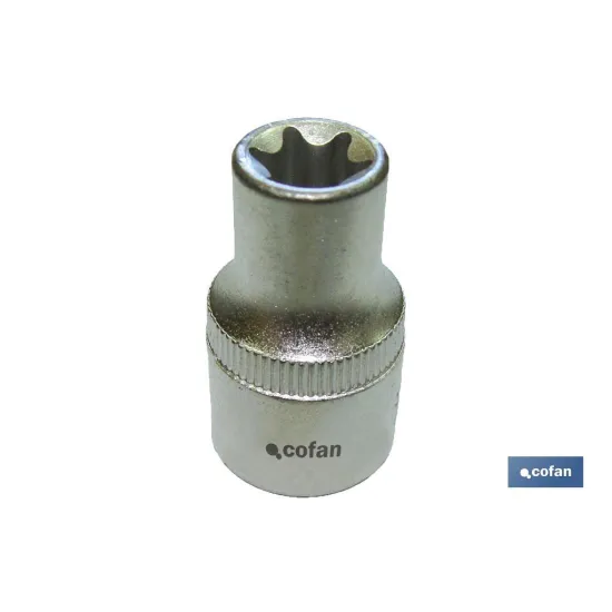 Comprar LLAVE DE VASO 1/2 TORX HEMBRA E-18  Cofan | almacendeferreteriacor.es