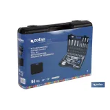 Comprar MALETÍN 94 PCS STANDARD 1/4 Y 1/2 ( Cofan | almacendeferreteriacor.es