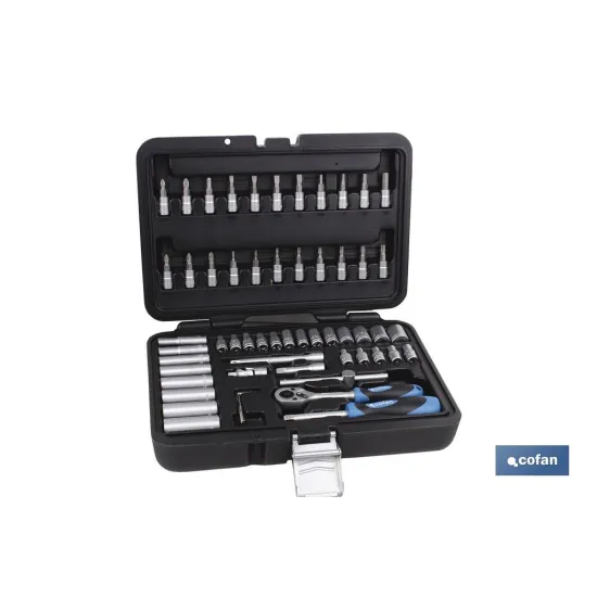 Comprar MALETIN 57 PCS PROFESIONAL VASOS Y  Cofan | almacendeferreteriacor.es
