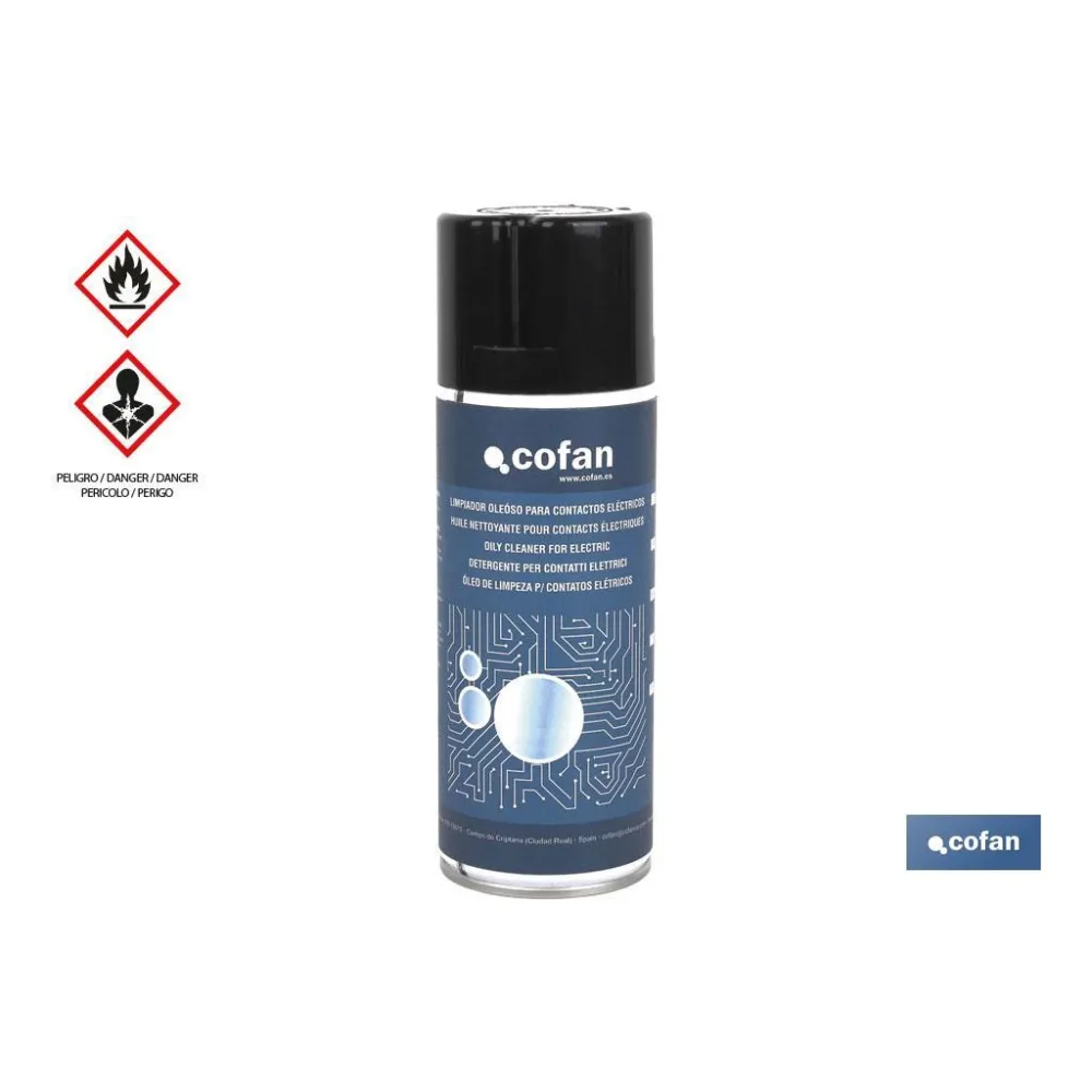 Comprar LIMPIADOR OLEOSO CONTACTOS ELÉCTRIC Cofan | almacendeferreteriacor.es