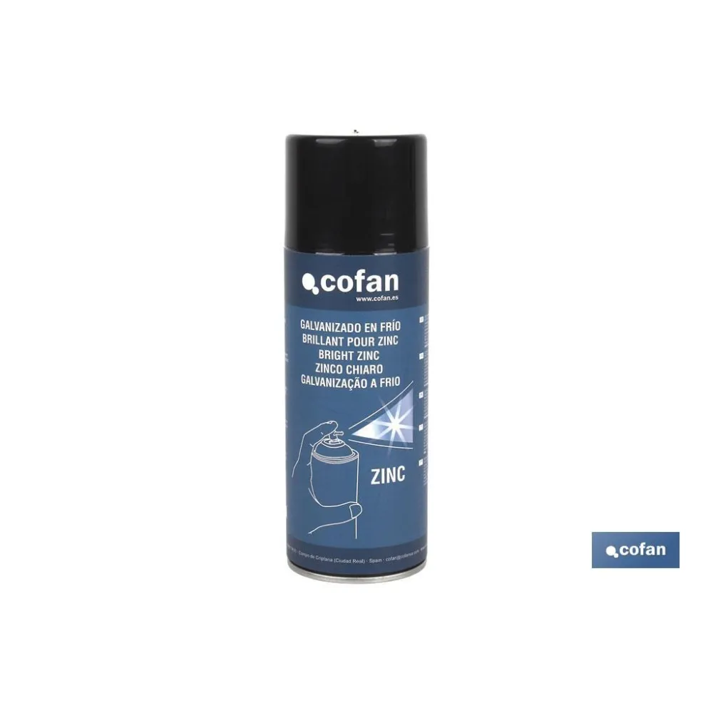 Comprar GALVANIZADO BRILLO EN FRÍO 400 ML ( Cofan | almacendeferreteriacor.es