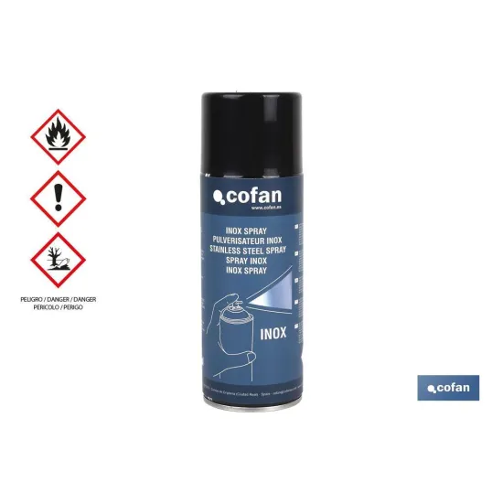 Comprar INOX SPRAY 400 ML (PACK: 1 UDS) Cofan | almacendeferreteriacor.es
