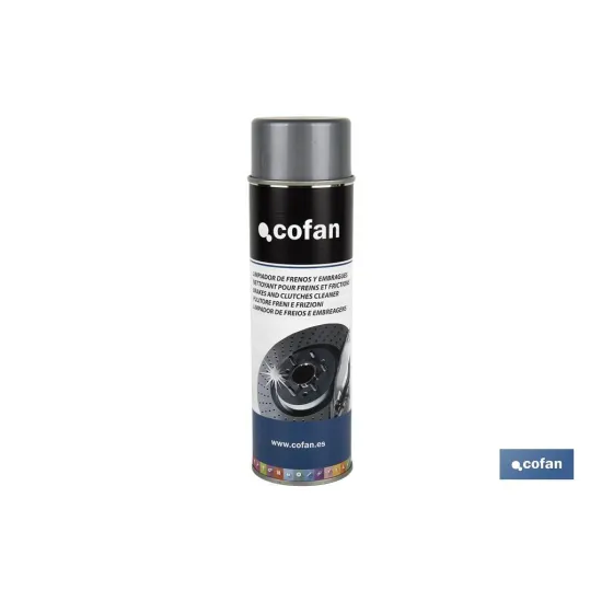 Comprar LIMPIADOR DE FRENOS Y EMBRAGUES 500 Cofan | almacendeferreteriacor.es