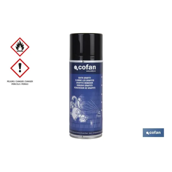 Comprar QUITA GRAFFITI 400 ML (PACK: 1 UDS) Cofan | almacendeferreteriacor.es