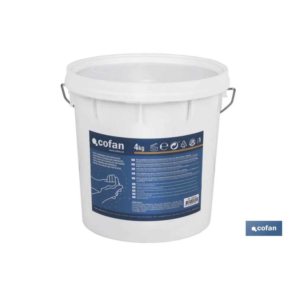 Comprar PASTA LAVAMANOS CON PARTICULAS 4 KG Cofan | almacendeferreteriacor.es