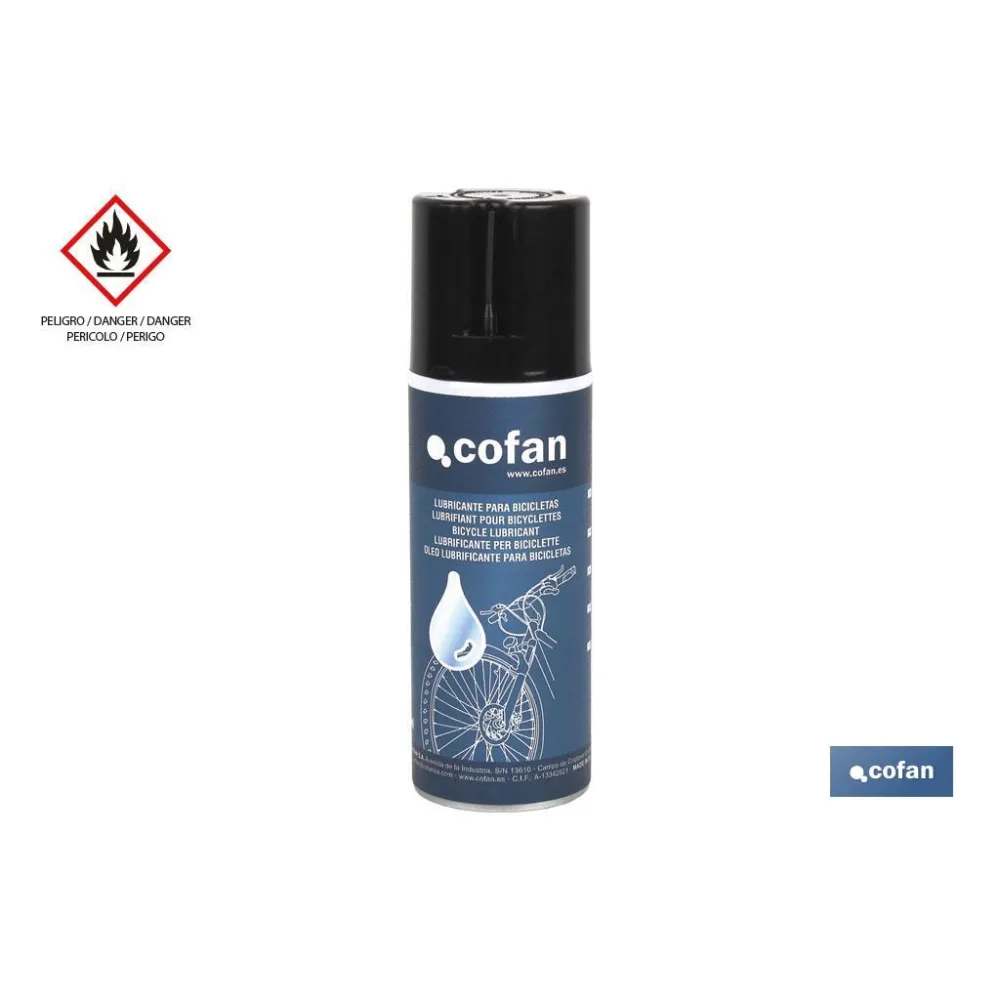 Comprar LUBRICANTE PARA BICICLETAS 200 ML ( Cofan | almacendeferreteriacor.es