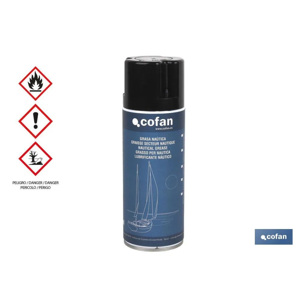Comprar GRASA PARA NAUTICA 400 ML (PACK: 1  Cofan | almacendeferreteriacor.es