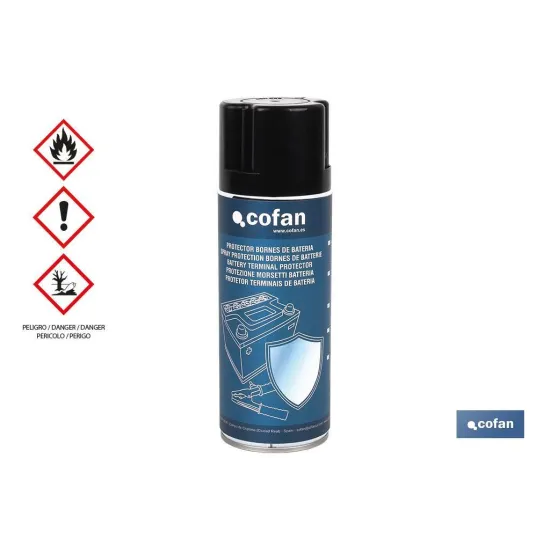 Comprar PROTECTOR BORNES DE BATERÍA 400 ML  Cofan | almacendeferreteriacor.es