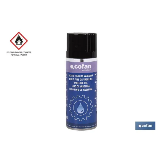 Comprar ACEITE FINO DE VASELINA 400 ML (PAC Cofan | almacendeferreteriacor.es